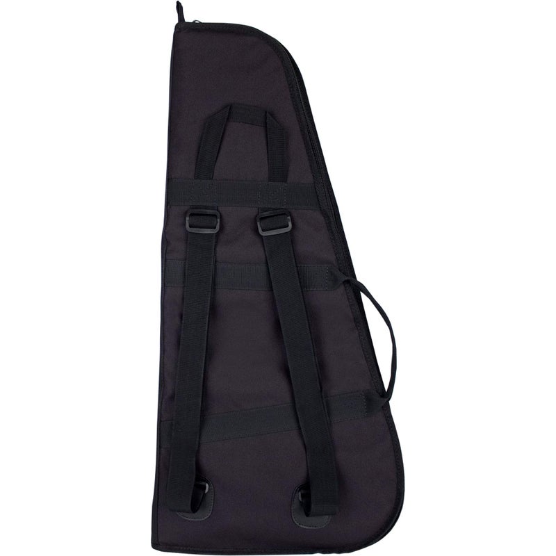 Pro-Tec Protec Mandolin Gig Bag (A & F Style) with Backpack Straps-Silver Series, Model CF208E, Black - Image 3